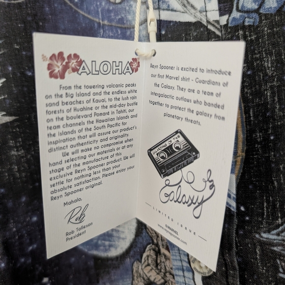 Reyn Spooner Marvel Shirt Boys Sz Small Guardians Of The Galaxy Comic Hero - Picture 3 of 9